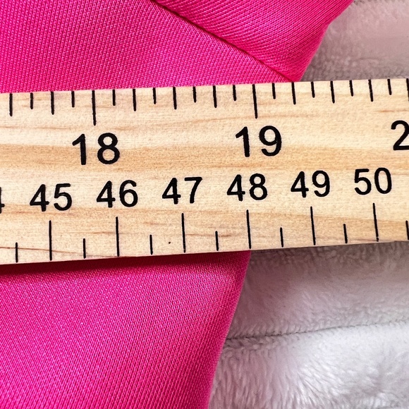 #A082 For Her NYC Dopamine Colorblock Hi-Lo Dress Puff Sleeves NWT XL - Picture 4 of 5